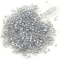 Miyuki Delica Seed Bead 11/0 Gold Luster Grey (3 Gram Tube)