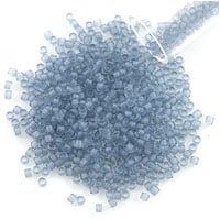 Miyuki Delica Seed Bead 11/0 Matte Crystal Glazed Luster (3 Gram Tube)