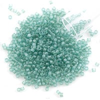 Miyuki Delica Seed Bead 11/0 Matte Glazed Luster Seafoam Green (3 Gram Tube)