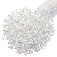 Miyuki Delica Seed Bead 11/0 Crystal Luster Transparent (3 Gram Tube)