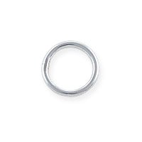 8mm Sterling Silver Round Closed Jump Ring (1-Pc)