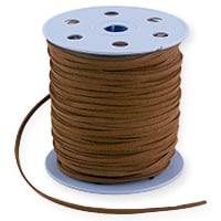 Ultra Micro Fiber Suede Cord Brown 3mm (Priced Per Yard)