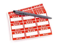 Sale Adhesive Price Label (504-Pcs)