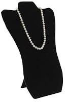 Necklace Display Black Velvet (14-1/8