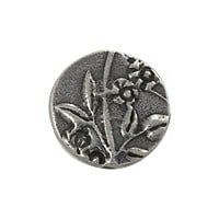 TierraCast Puffed Jardin Bead 15x4mm Antique Pewter (1-Pc) 