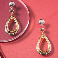 Double Teardrop Earrings