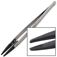 Stone Holding Tweezers - Nylon Tips