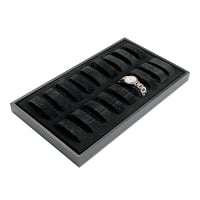 Black Velvet Lined Watch Display Tray